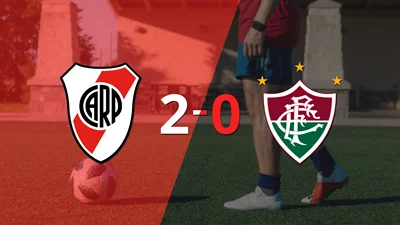 Sólido triunfo de River Plate por 2-0 frente a Fluminense Sólido triunfo de River Plate por 2-0 frente a Fluminense