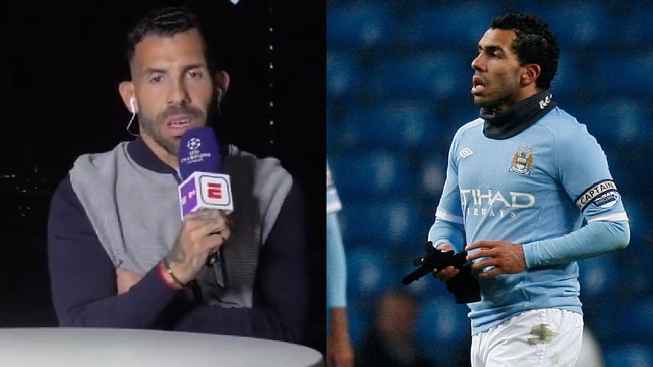 Carlos Tevez Manchester City UEFA Champions League