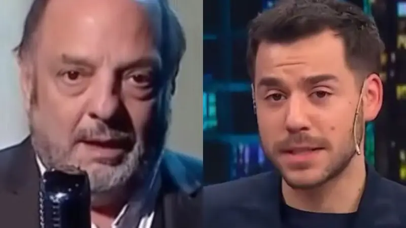 Baby Etchecopar y Fernando Dente