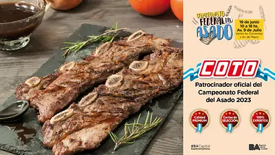 COTO, patrocinador oficial del asado argentino COTO, patrocinador oficial del asado argentino