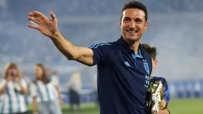 Selección Argentina, Lionel Scaloni, Lionel Messi. 