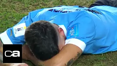 A pura lágrima: la Selección uruguaya rompió en llanto tras el título A pura lágrima: la Selección uruguaya rompió en llanto tras el título
