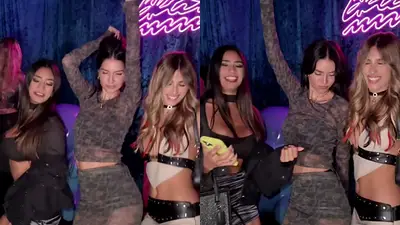 Daniela Celis, Zaira Nara y Julieta Poggio. Daniela Celis, Zaira Nara y Julieta Poggio.
