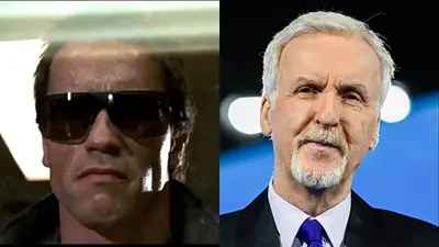 Arnold Schwarzenegger. James Cameron Arnold Schwarzenegger. James Cameron