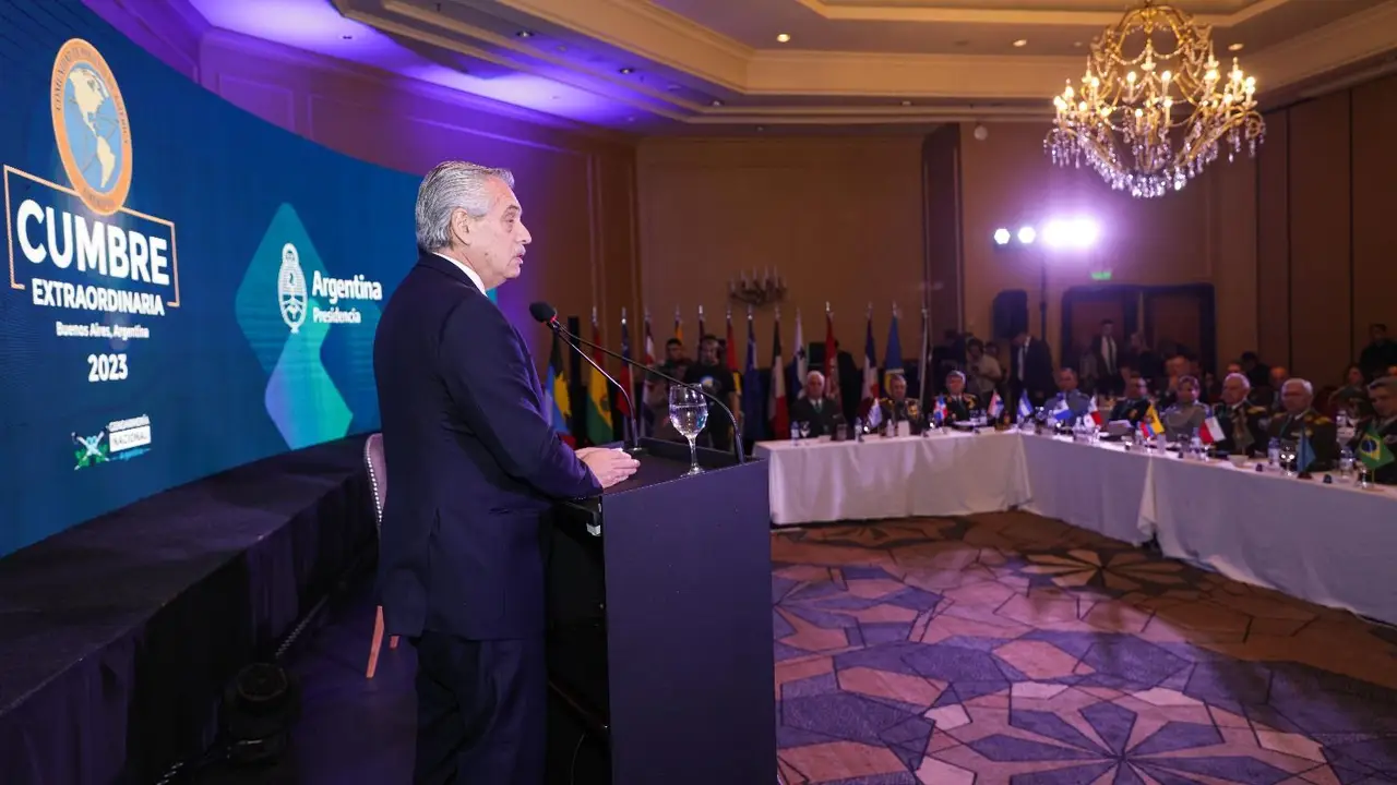 Alberto Fernández llamó a que los países de la región se unan en el combate del crimen organizado