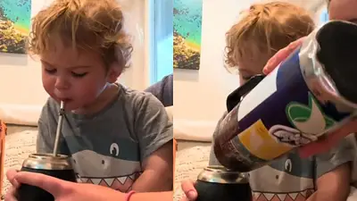 Cuida niños en Estados Unidos y le dio de probar mate a uno: la reacción viral. Cuida niños en Estados Unidos y le dio de probar mate a uno: la reacción viral.