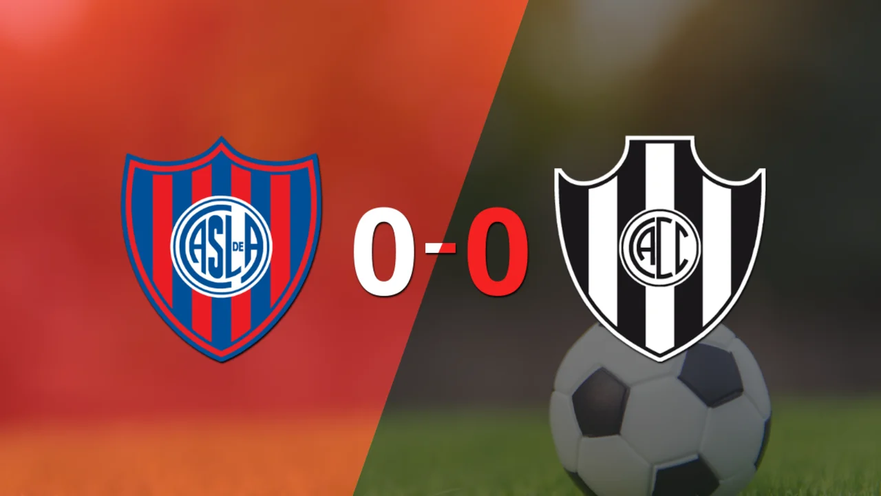 No hubo goles en el empate entre San Lorenzo y Central Córdoba (SE)