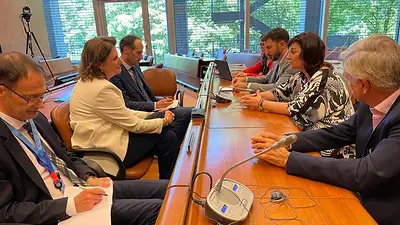 Kelly Olmos participó en la OIT y repudió el trabajo infantil Kelly Olmos participó en la OIT y repudió el trabajo infantil