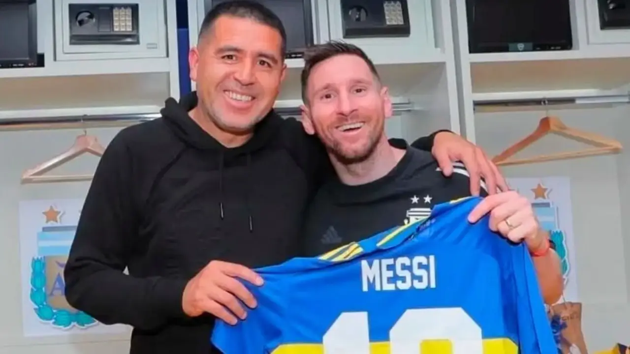 Juan Román Riquelme anunció que Lionel Messi estará en su despedida