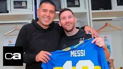 Juan Román Riquelme anunció que Lionel Messi estará en su despedida Juan Román Riquelme anunció que Lionel Messi estará en su despedida