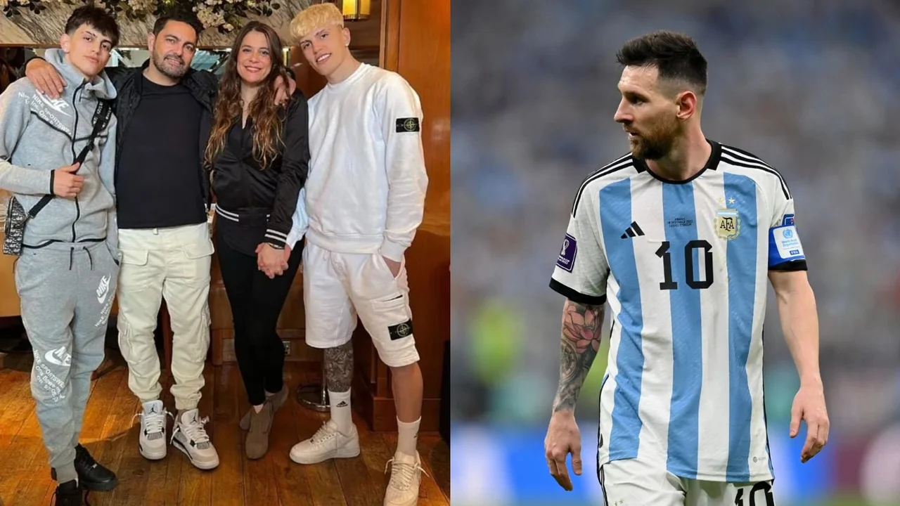 Selección Argentina Alejandro Garnacho Lionel Messi Barcelona