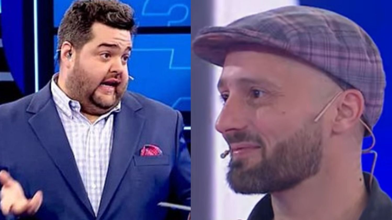 Darío Barassi se pasó e incomodó a un participante de Ahora Caigo.