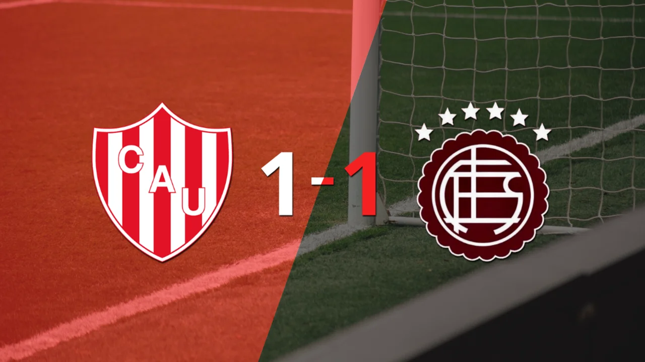 Unión y Lanús se repartieron los puntos en un 1 a 1