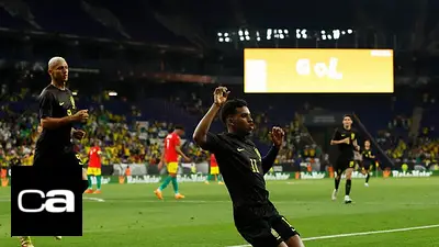 Brasil golea 4-1 a Guinea en amistoso contra el racismo Brasil golea 4-1 a Guinea en amistoso contra el racismo