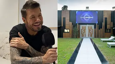 Marcelo Tinelli a los besos con Marian Farjat Marcelo Tinelli a los besos con Marian Farjat
