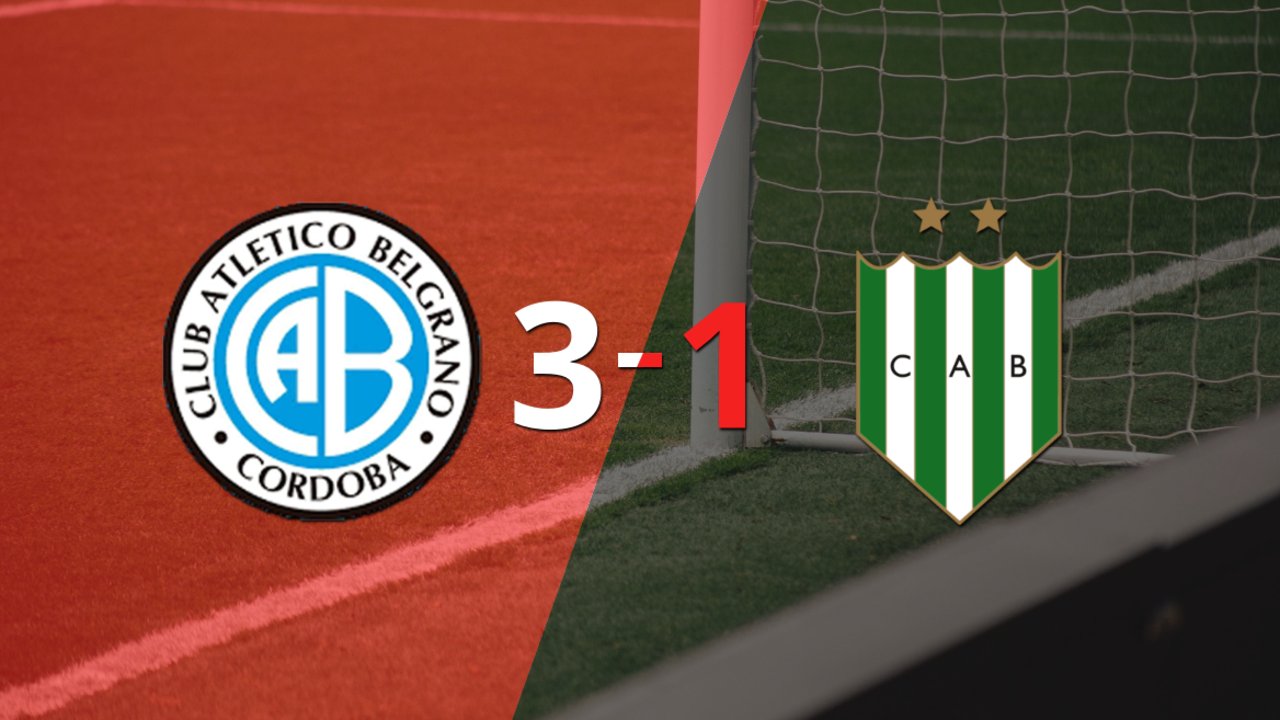 Pablo Vegetti ayudó con doblete a Belgrano en victoria frente a Banfield