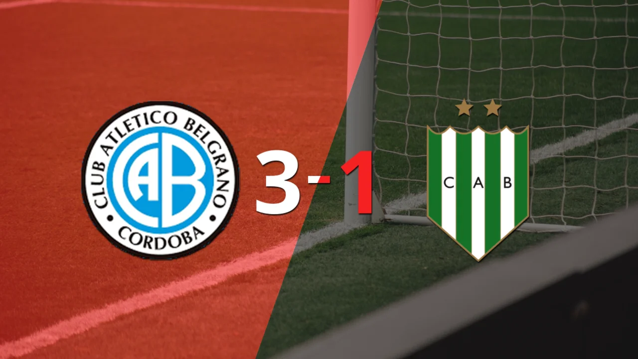 Pablo Vegetti ayudó con doblete a Belgrano en victoria frente a Banfield