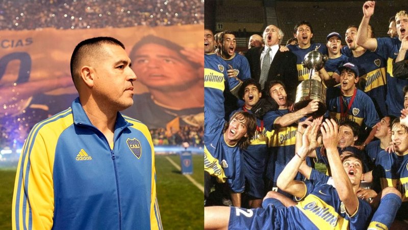 Juan Román Riquelme Boca Juniors Martín Palermo 