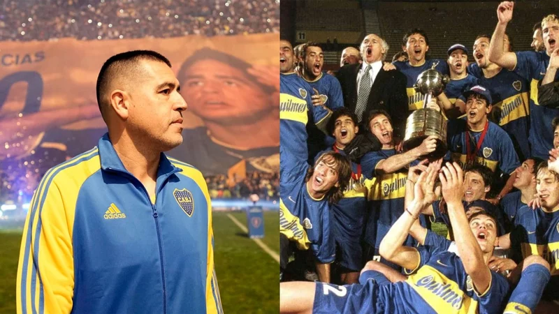 Juan Román Riquelme Boca Juniors Martín Palermo 