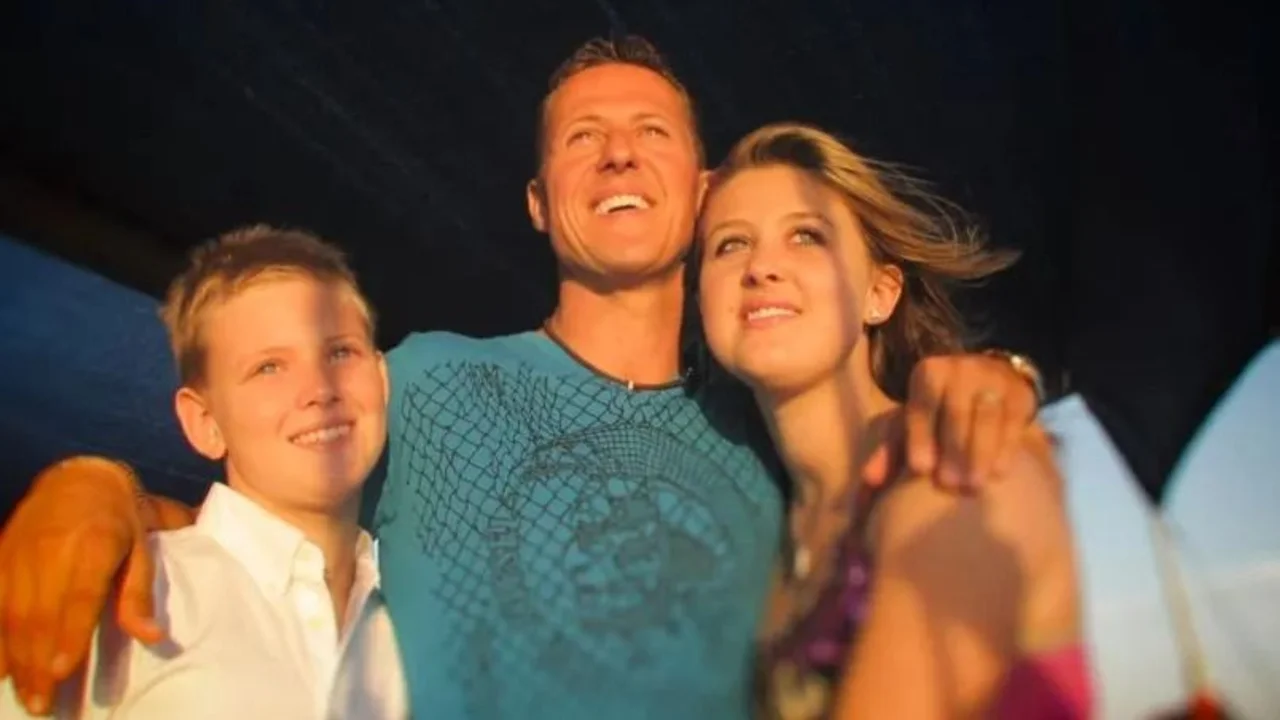 Michael Schumacher y sus hijos