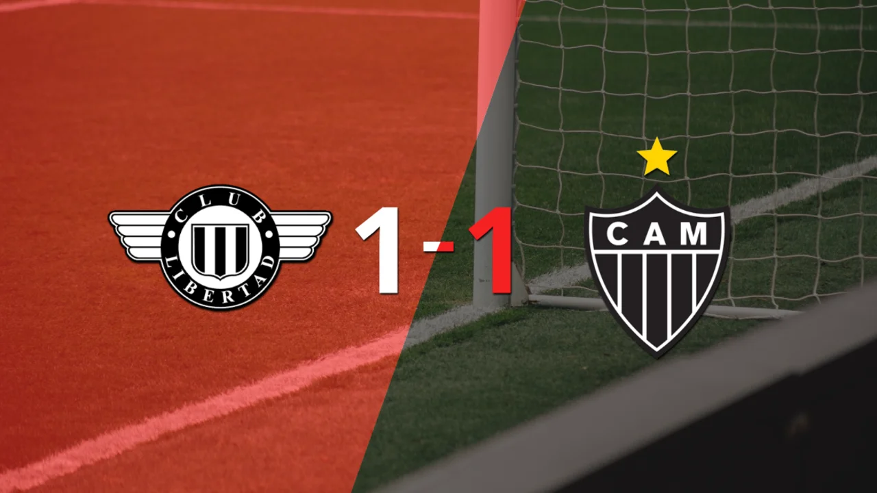 Libertad logró sacar el empate de local frente a Atlético Mineiro