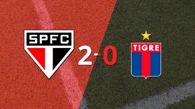 En su casa, São Paulo derrotó por 2-0 a Tigre En su casa, São Paulo derrotó por 2-0 a Tigre