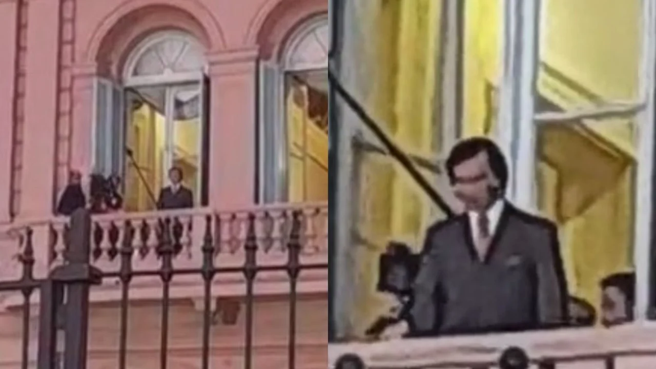 Leonardo Sbaraglia como Carlos Menem en la Casa Rosada