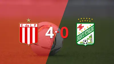 Estudiantes fue imparable y goleó 4 a 0 Estudiantes fue imparable y goleó 4 a 0
