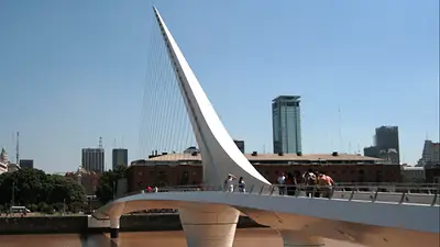 Puerto Madero. Puente de la Mujer. Puerto Madero. Puente de la Mujer.