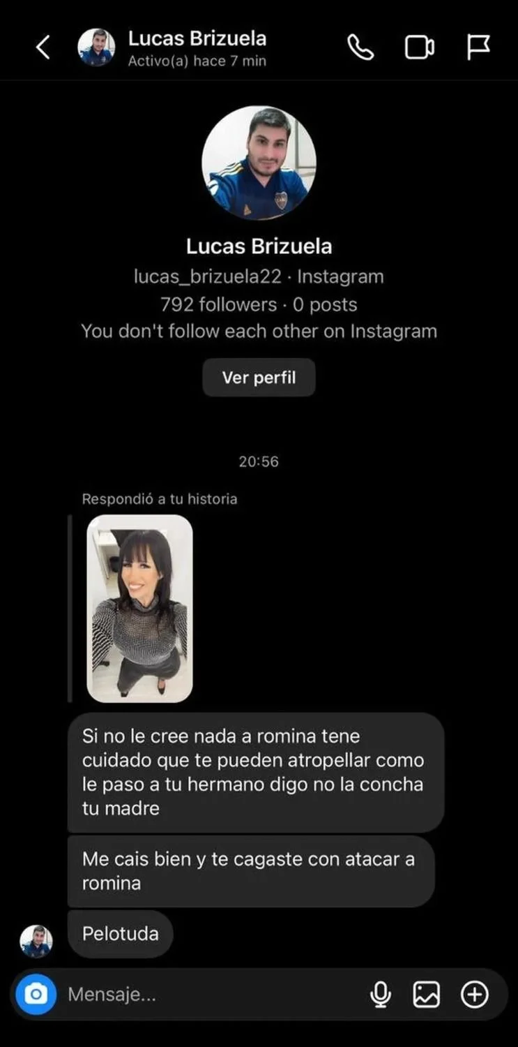 Amenazas a Marixa Balli