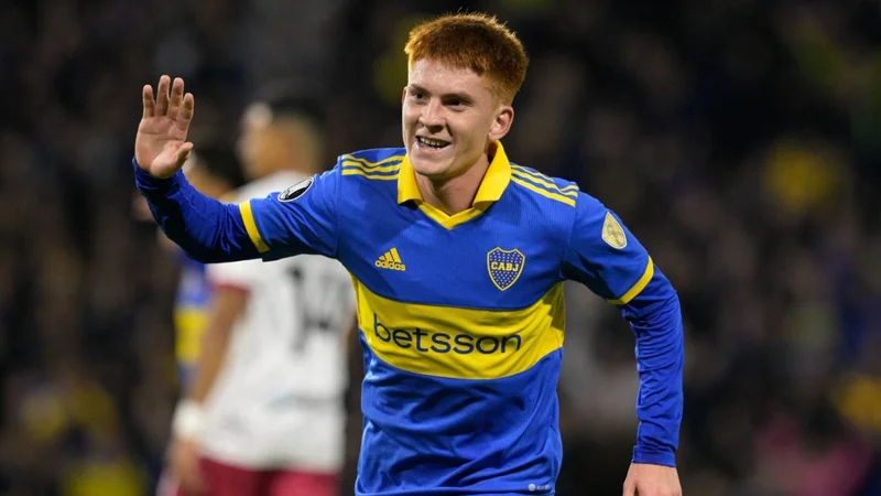 Valentín Barco metió su primer gol y un detalle enloqueció a todo Boca