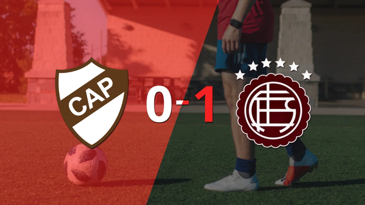 A Lanús no le sobró nada, pero venció a Platense en su casa por 1 a 0