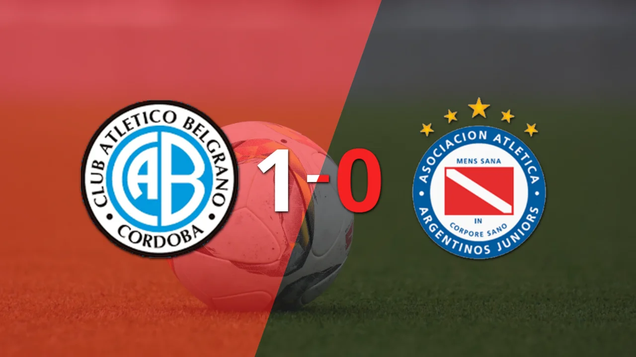Belgrano venció a Argentinos Juniors 1 a 0 en el estadio el Mundialista de Mendoza