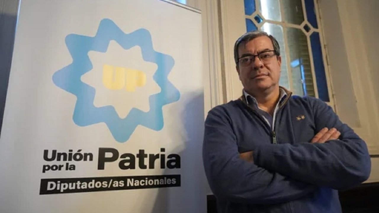 Germán Martínez, presidente del bloque de diputados nacionales de Unión por la Patria