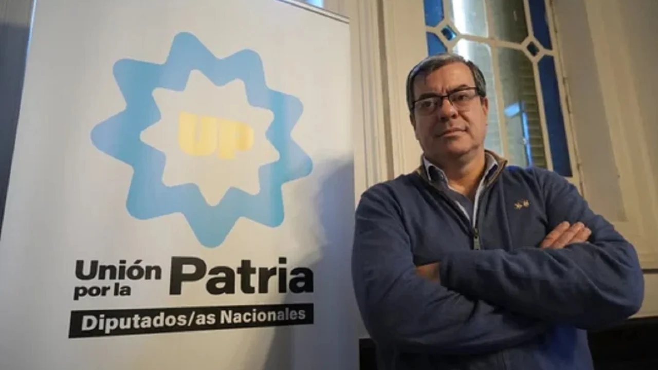 Germán Martínez, presidente del bloque de diputados nacionales de Unión por la Patria