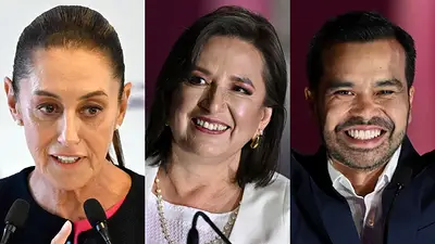 Ya votaron los candidatos en las elecciones en México: por primera vez una mujer seria presidenta Ya votaron los candidatos en las elecciones en México: por primera vez una mujer seria presidenta
