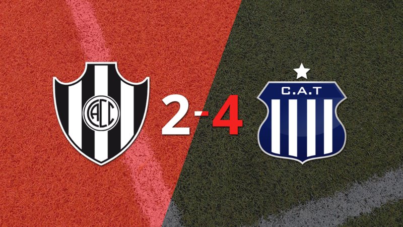 Talleres superó a Central Córdoba (SE) con dos tantos de Bruno Barticciotto