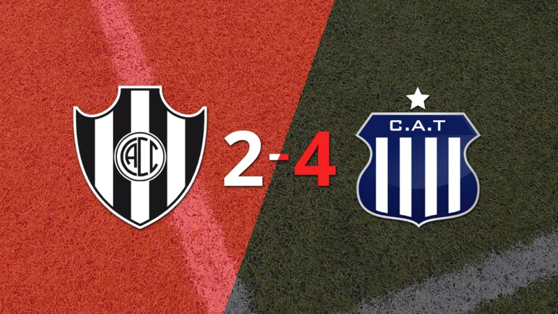 Talleres superó a Central Córdoba (SE) con dos tantos de Bruno Barticciotto