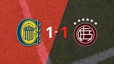 Rosario Central no pudo en casa ante Lanús y empataron 1-1 