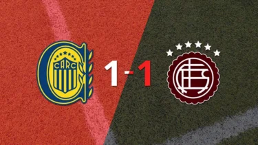 Rosario Central no pudo en casa ante Lanús y empataron 1-1 