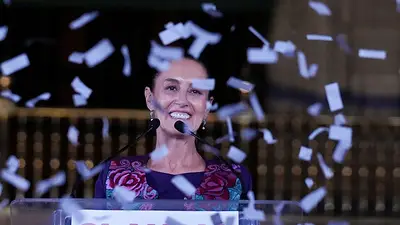 Claudia Sheinbaum, la primera mujer presidenta de México Claudia Sheinbaum, la primera mujer presidenta de México