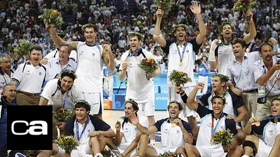 Rubén Magnano Selección Argentina de Básquet Juegos Olímpicos Atenas 2004 Rubén Magnano Selección Argentina de Básquet Juegos Olímpicos Atenas 2004