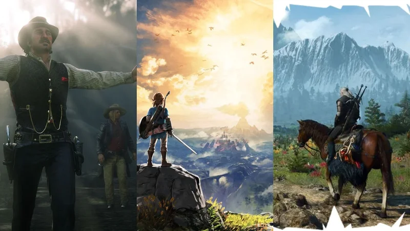 Imágenes de tres videojuegos