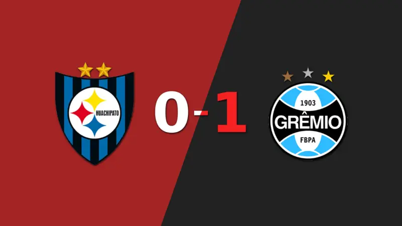 Diego Costa le dio la victoria a Grêmio ante Huachipato