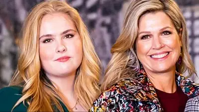 Amalia de Orange y Maxima Zorreguieta Amalia de Orange y Maxima Zorreguieta