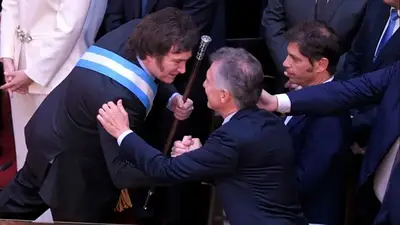 Javier Milei, Mauricio Macri Javier Milei, Mauricio Macri