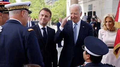 Biden habla con Macron sobre Oriente Medio y Ucrania en visita de Estado a Francia Biden habla con Macron sobre Oriente Medio y Ucrania en visita de Estado a Francia
