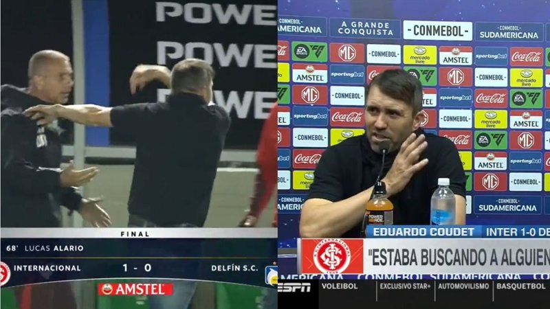 Chacho Coudet, Inter de Brasil, Copa Sudamericana, Delfín, deportes