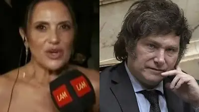 María Fernanda Callejón y Javier Milei María Fernanda Callejón y Javier Milei