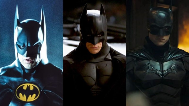 Michael Keaton; Christian Bale y Robert Pattinson 